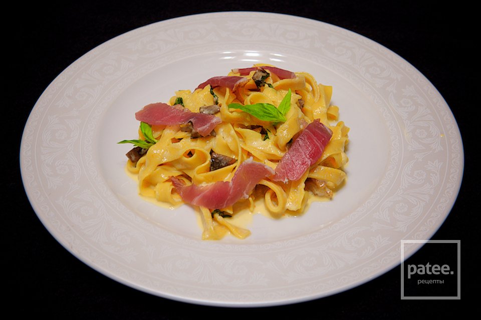 Домашние Тальятелле с шафраном и копченостями - Шаг 31