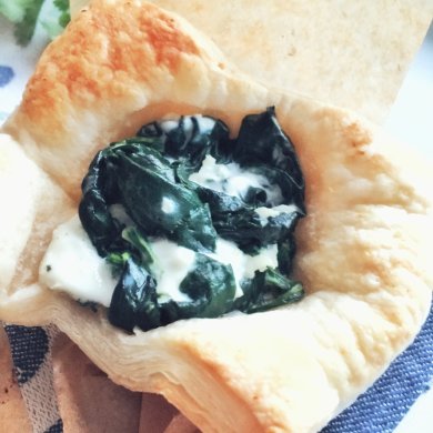 Слоёные булочки с сыром и шпинатом на завтрак - Шаг 6