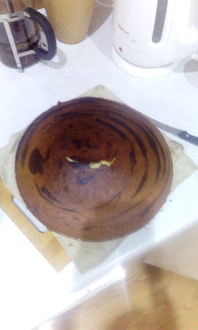 Торт "Зебра" - Шаг 5