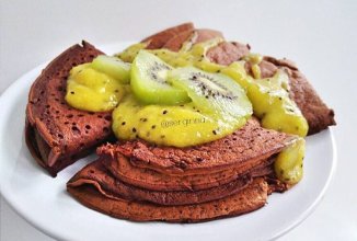 Овсяно-шоколадные блинчики