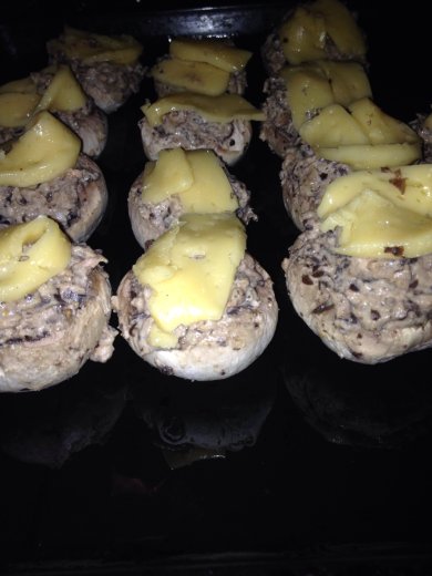 Фаршированные шампиньоны - Шаг 3