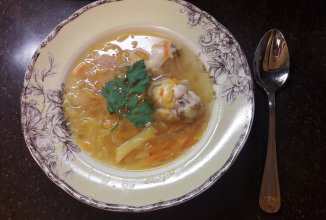 Оранжевые щи в мультиварке