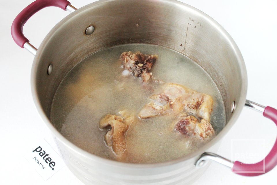 Холодец домашний из свинины и курицы - Шаг 2