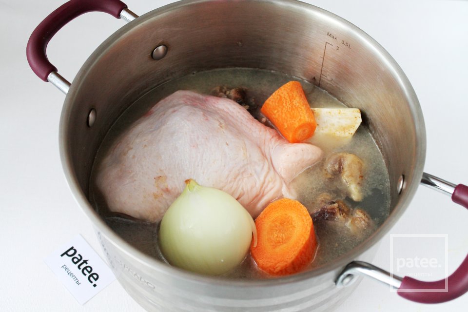 Холодец домашний из свинины и курицы - Шаг 5