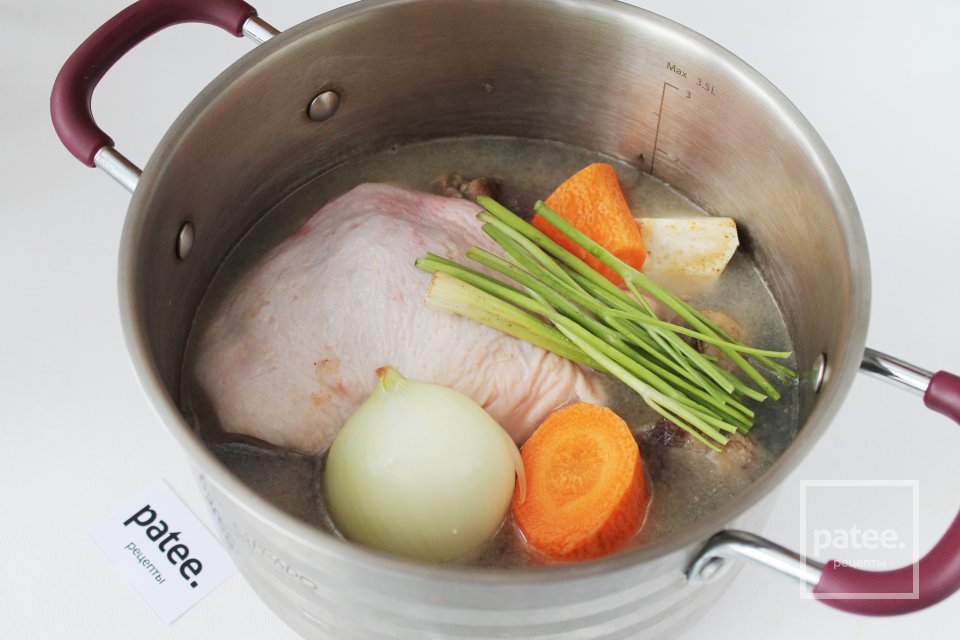 Холодец домашний из свинины и курицы - Шаг 6