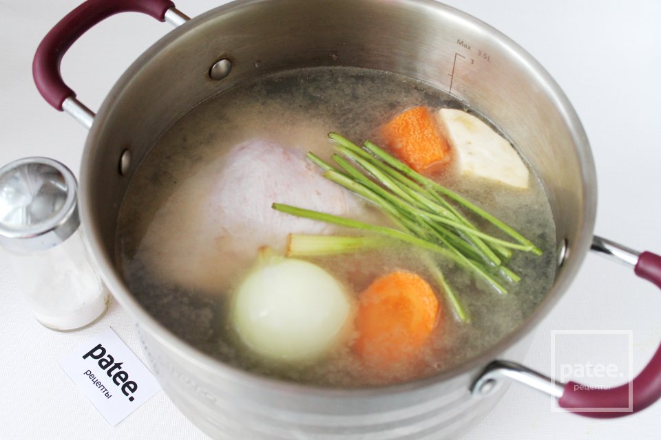 Холодец домашний из свинины и курицы - Шаг 7