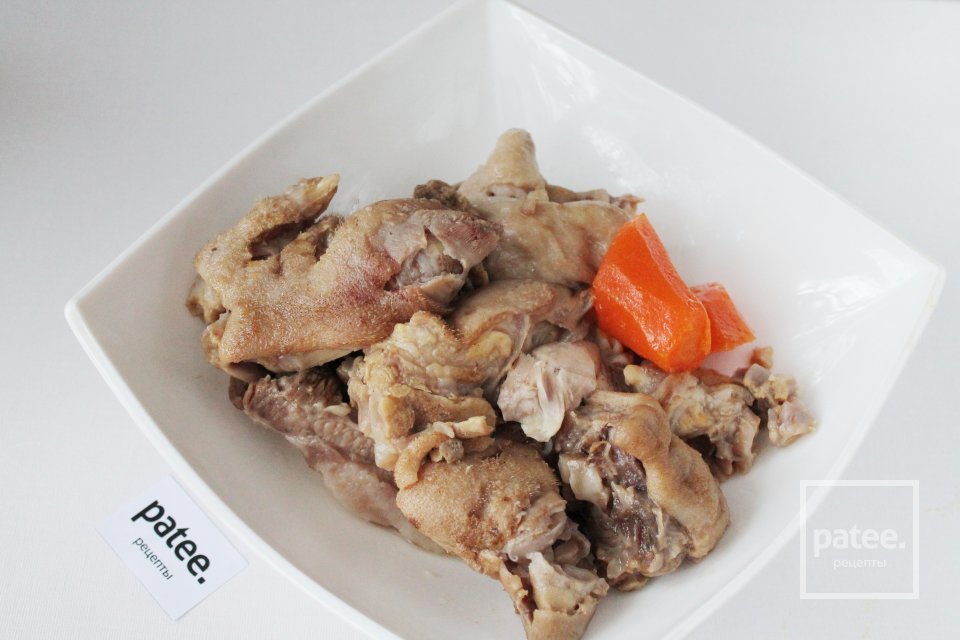 Холодец домашний из свинины и курицы - Шаг 9