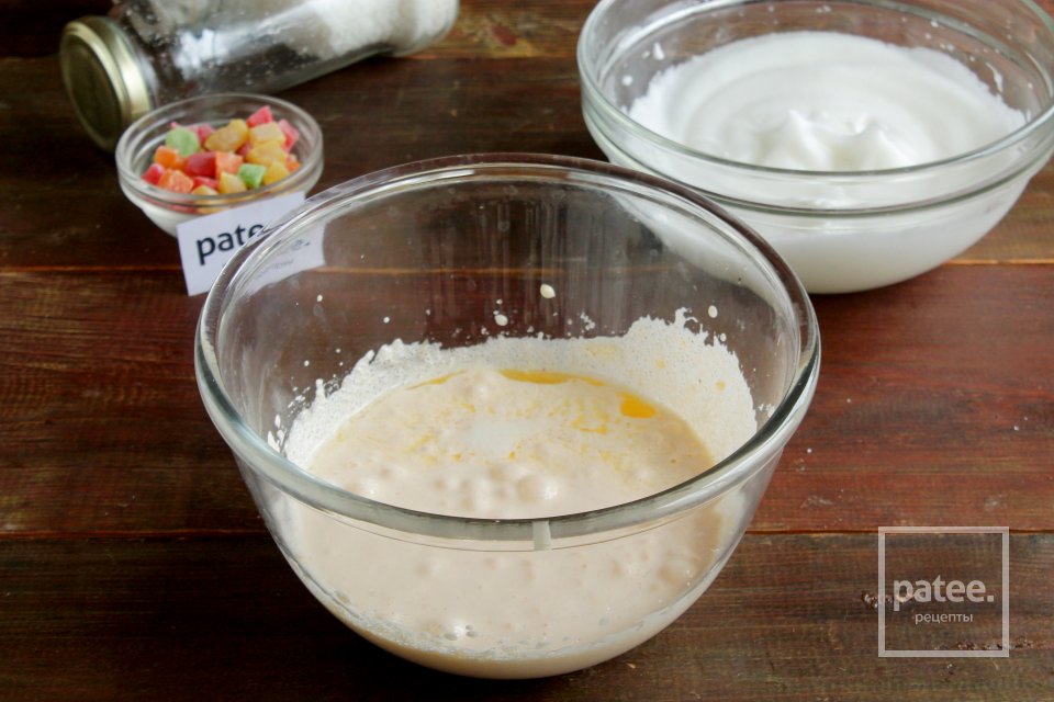 Кексы с цукатами и кокосовой стружкой - Шаг 4