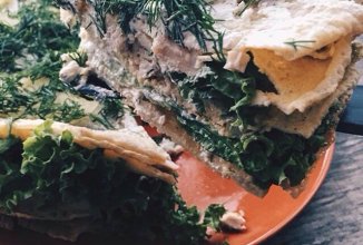 Белковой торт