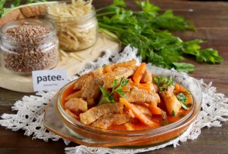 Томатная подлива из свинины