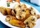 Картошка с шампиньонами в мультиварке