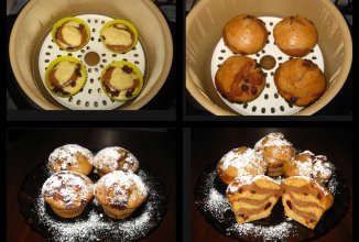 КЕКСЫ С ИЗЮМОМ НА ПАРУ