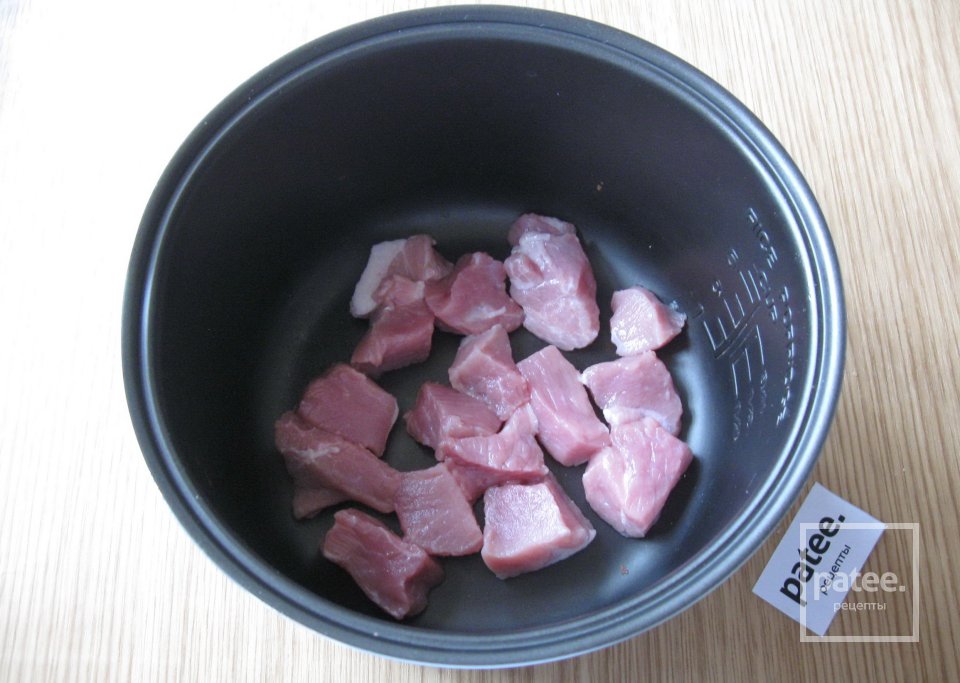 Гречневая каша со свининой в мультиварке - Шаг 2