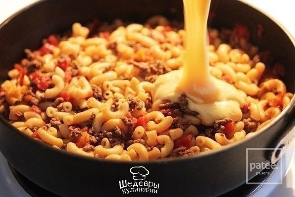 МАКАРОНЫ ЧИЗБУРГЕР 🍝 - Шаг 5