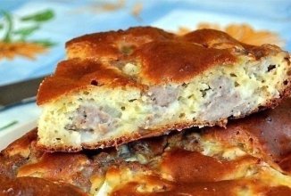 Пирог с мясом «Легче не бывает»