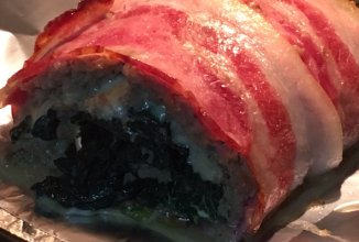 Мясной рулет со шпинатом