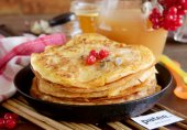 Тыквенные блины с апельсиновой цедрой