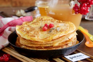 Тыквенные блины с апельсиновой цедрой