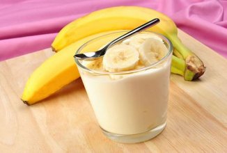 Молочный банановый коктейль