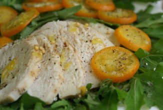 грудка индейки с кумкватами