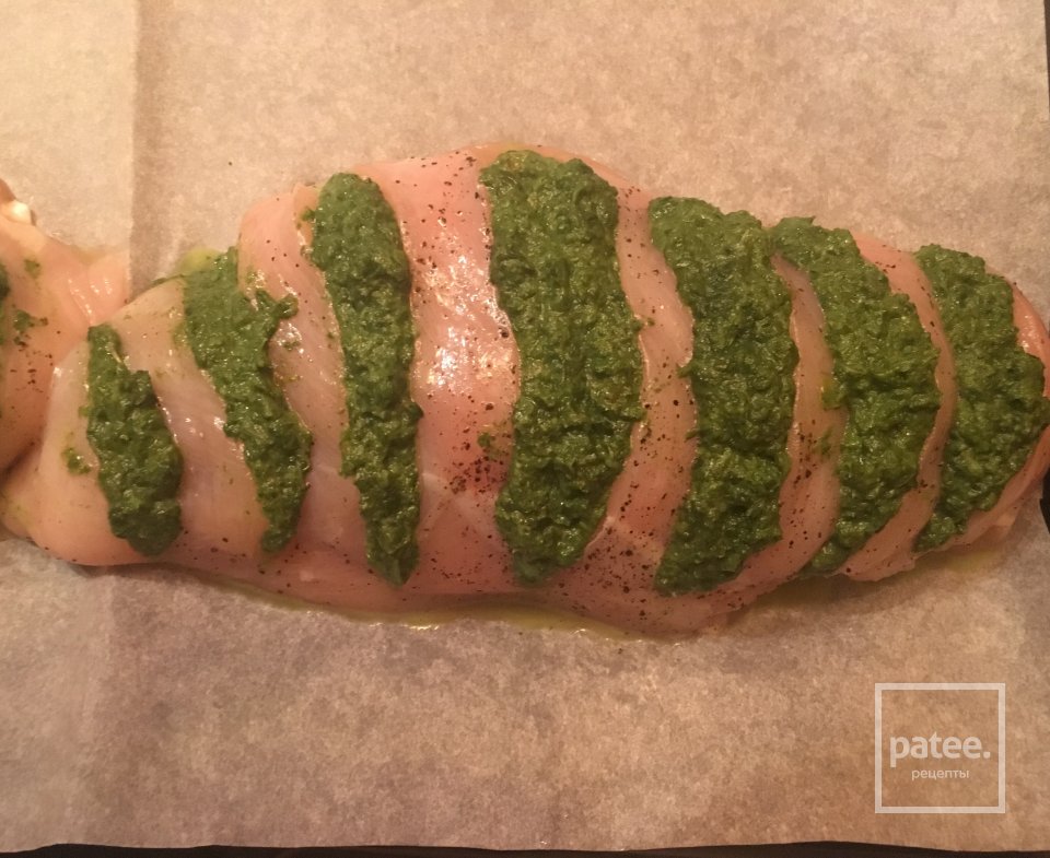 Куриная грудка со шпинатом - Шаг 1