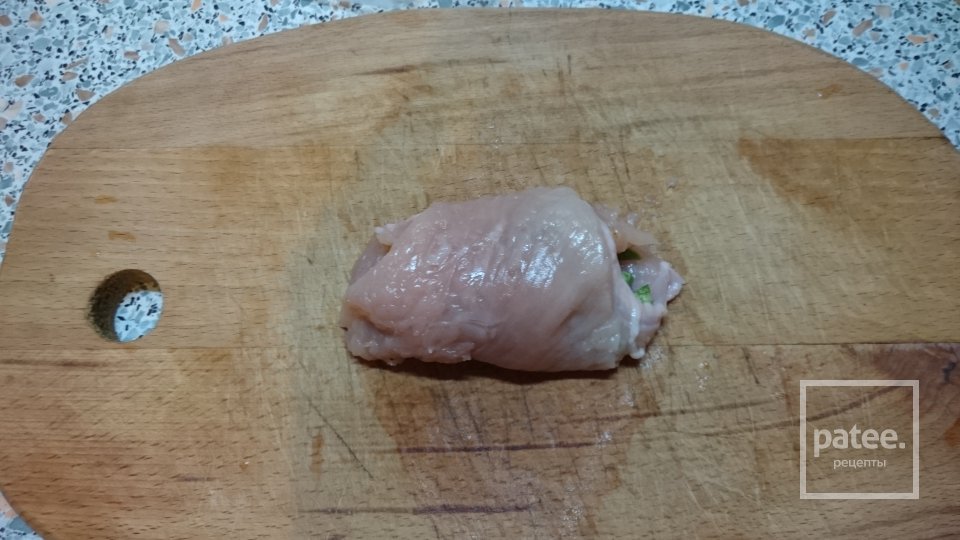 Куриные рулетики со стручковой фасолью и ветчиной - Шаг 3