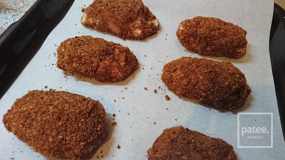 Куриные рулетики со стручковой фасолью и ветчиной - Шаг 6