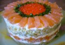 Салат с семгой