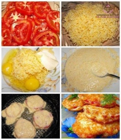 Помидоры в кляре - Шаг 1