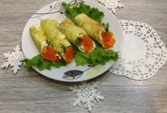 ПП блинчики с икрой