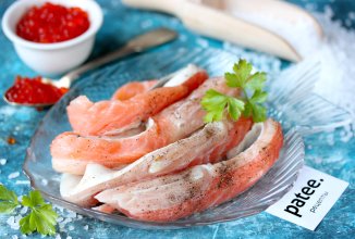 Солёные брюшки лосося