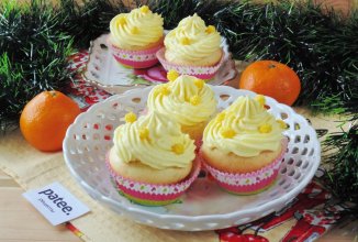 Мандариновые капкейки