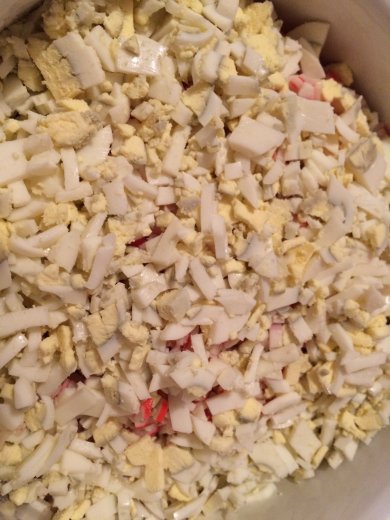 Салат крабовый - Шаг 5