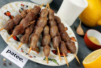 Шашлычки из куриных сердечек