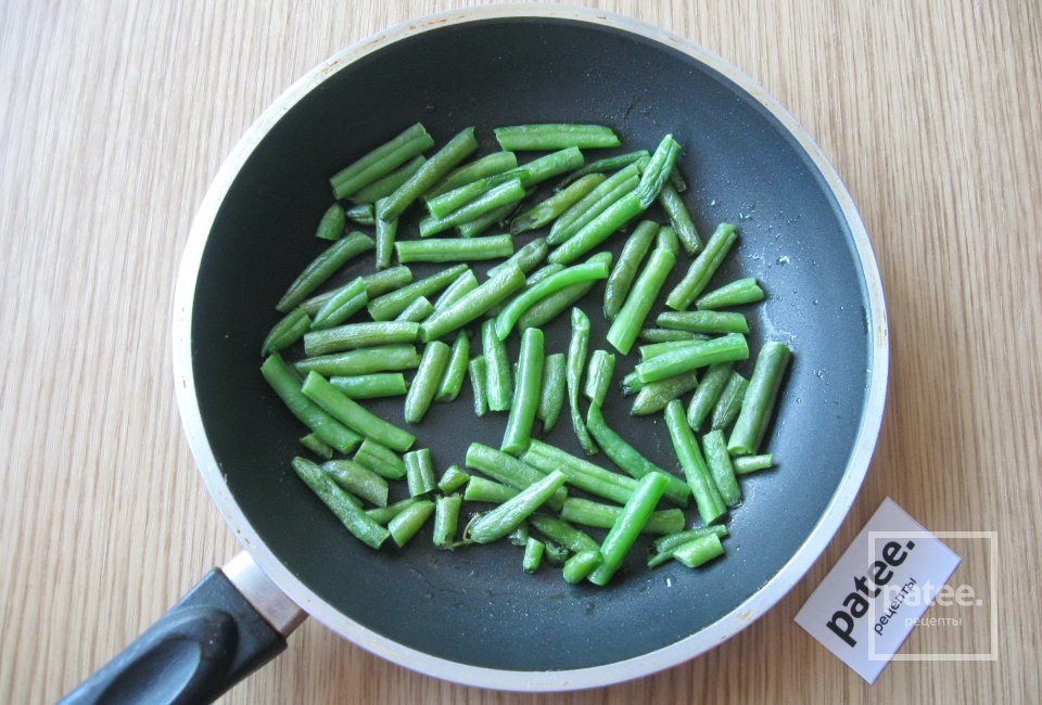 Куриные зразы с зеленой фасолью - Шаг 3