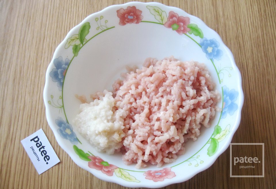 Куриные зразы с зеленой фасолью - Шаг 5