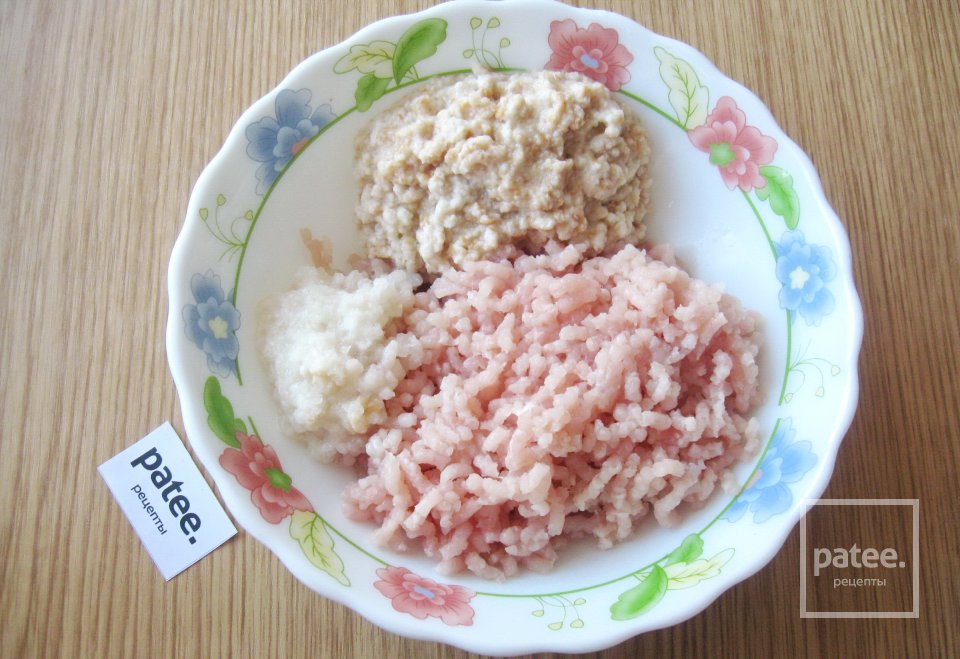 Куриные зразы с зеленой фасолью - Шаг 6