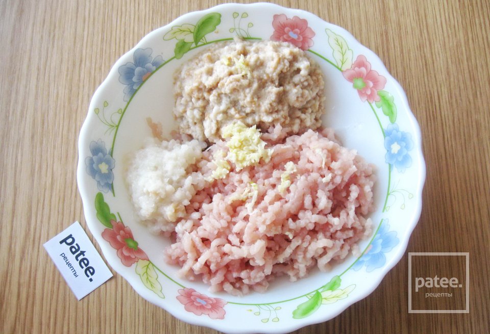 Куриные зразы с зеленой фасолью - Шаг 7