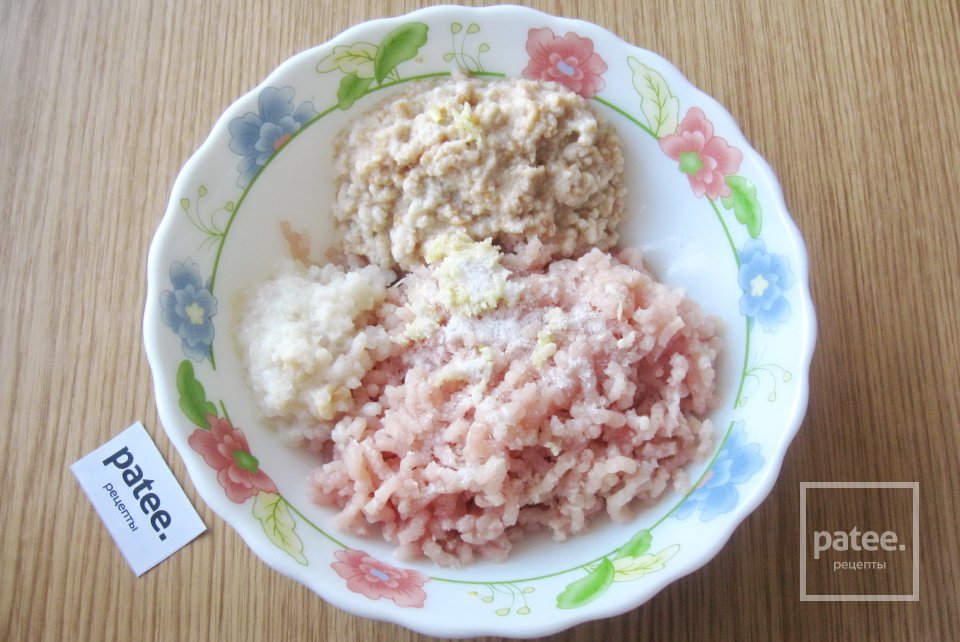 Куриные зразы с зеленой фасолью - Шаг 8