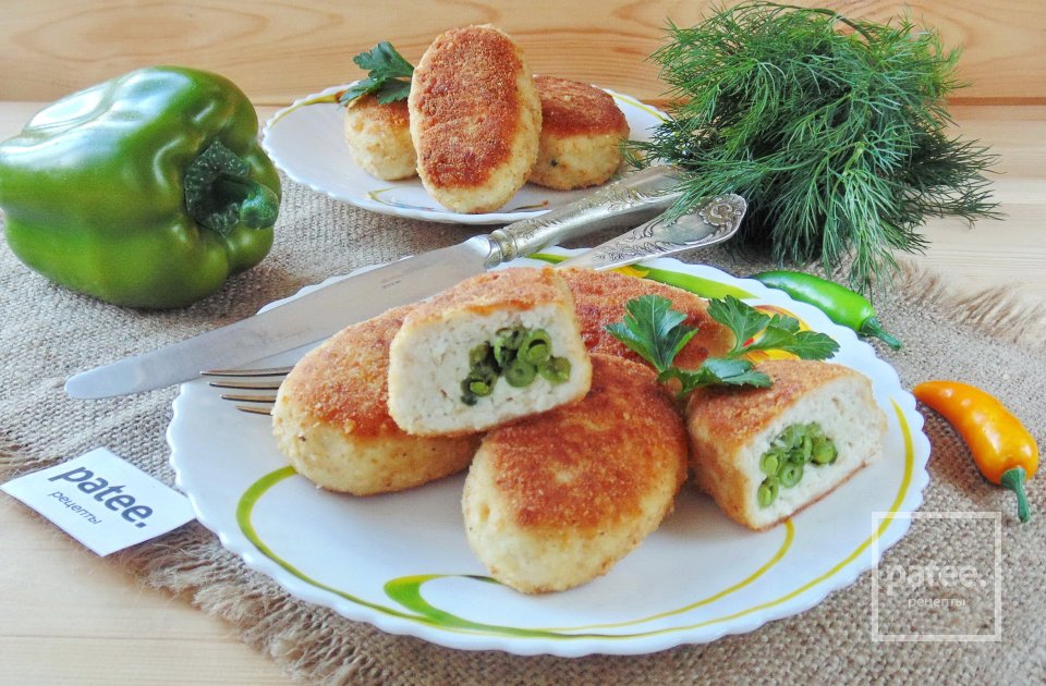 Куриные зразы с зеленой фасолью - Шаг 20