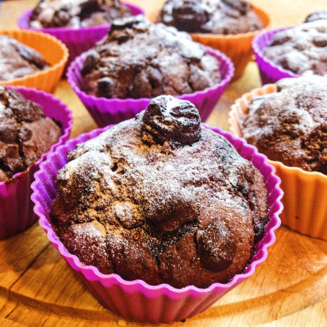 Шокомаффины с кусочками шоколада