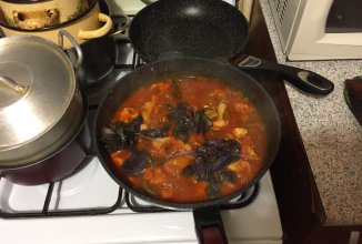 Куриное филе с овощами