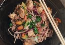 Лапша Китайская с курицей и овощами