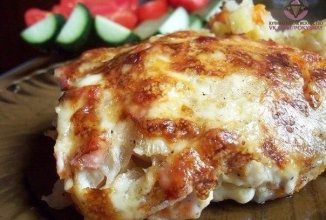 Картофель с ветчиной