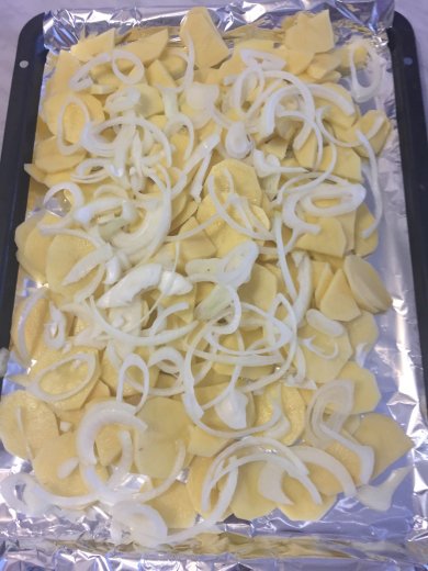 Горбуша с овощами в духовке - Шаг 6