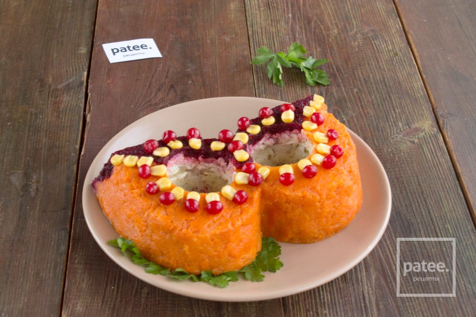 Новогодний салат "Маска" - Шаг 12