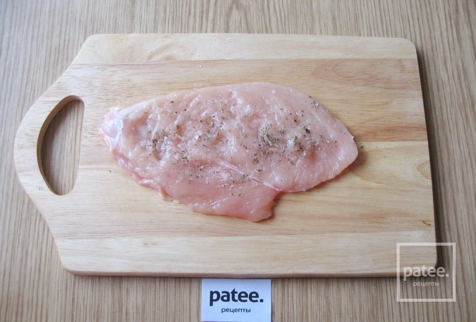 Куриные отбивные с грибами в кляре - Шаг 11