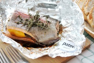 Радужная форель запеченная в фольге
