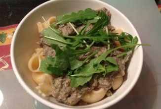 Кабачково-грибная паста