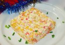 Салат с крабовыми палочками и кукурузой - Новогодний салат